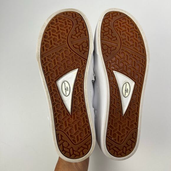 Nurse Mates Align Farrah Ruffle Leather Slip On Sneaker Shoes White Size 8.5 - Picture 8 of 13